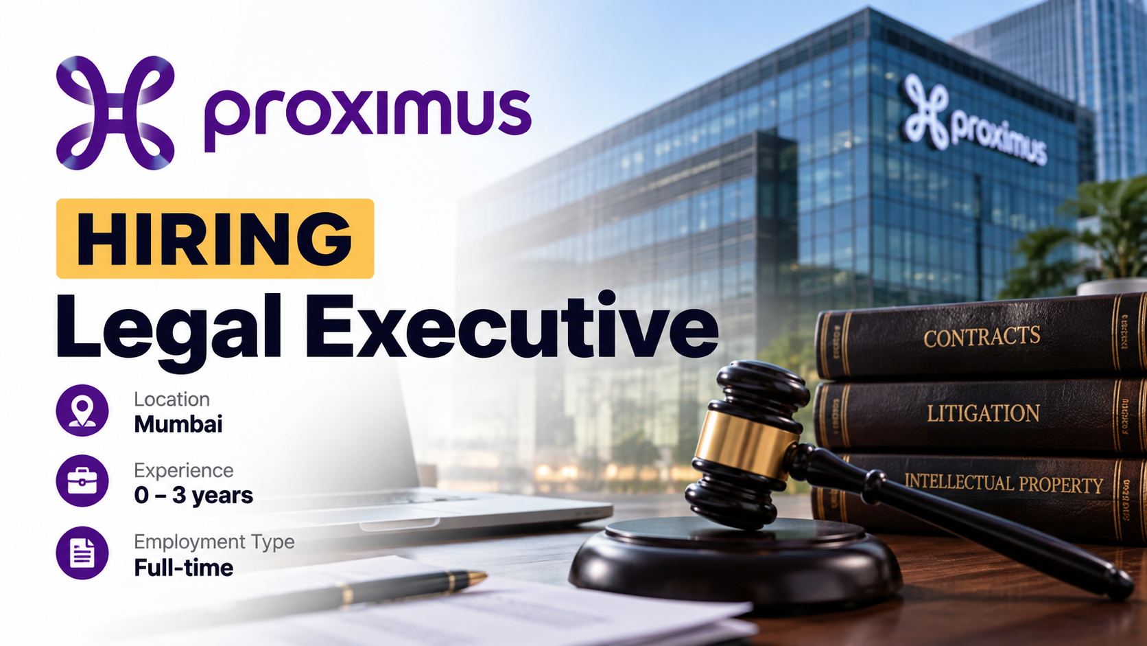 Proximus | Hiring: Legal Executive